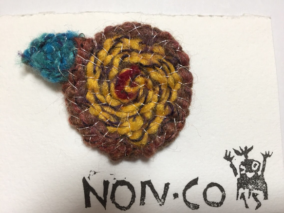 ハンドメイドブローチ ブローチ nonco 通販｜Creema(クリーマ) 4789224