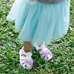 蝴蝶飛飛寳寳涼鞋-薰衣草紫 第4張的照片