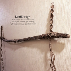～Drift Design～　大きめ流木のお洒落なハンガーラック　ハンガーフック　男前インテリア　インテリア 2枚目の画像