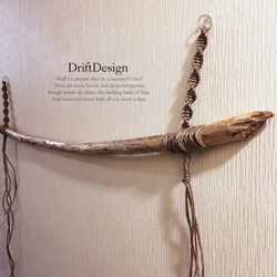 ～Drift Design～　流木のお洒落なハンガーラック　ハンガーフック 3枚目の画像