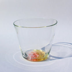 耐熱ガラス　グラス　 'flower'グラス 1枚目の画像