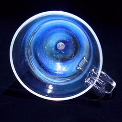 耐熱ガラス　銀河マグカップ 4枚目の画像