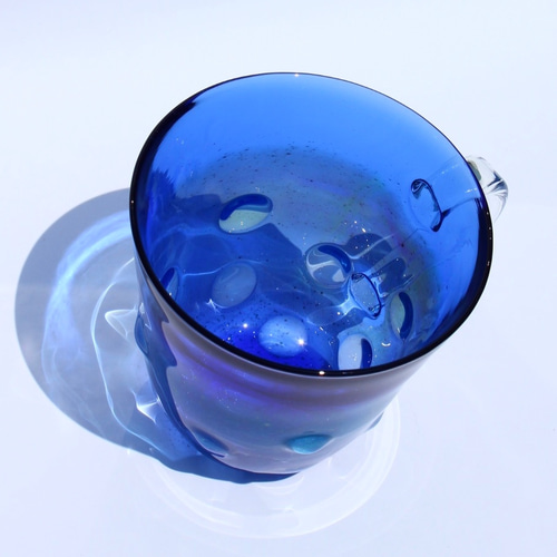 【約1/2の量/匿名配送】153.155.161.167.168 ガラスマグ 耐熱ガラス 銀河マグカップ blue マグカップ shantiglass 通販