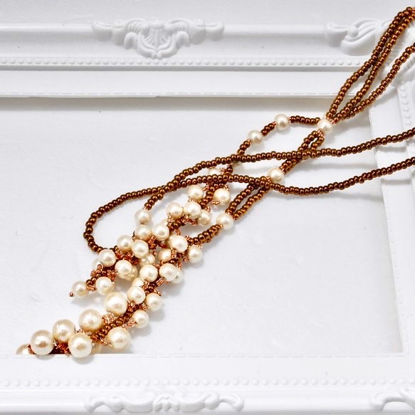 ふんわり揺れる　コットンパールのラリエッタ