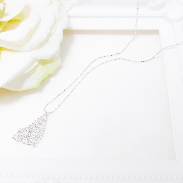 【Swarovski】スワロフスキークリスタルファインネックレス 1枚目の画像