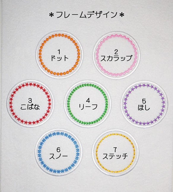 ＜祝＊入園入学＞おなまえ刺しゅうワッペン（キーホルダー加工OK!） 2枚目の画像