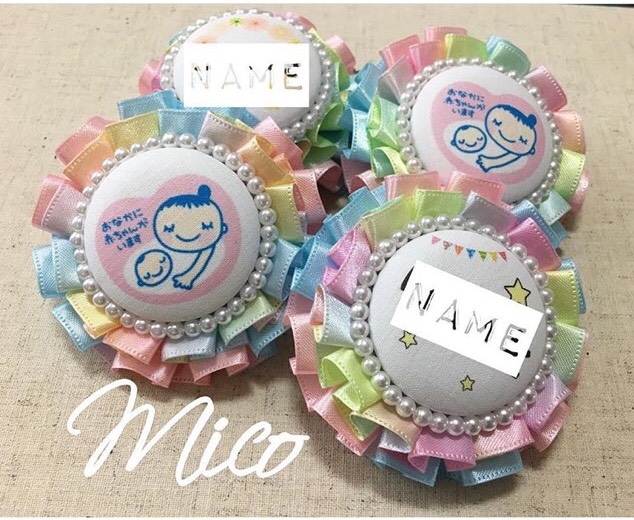 ゆめかわいい⭐︎mixカラー⭐︎マタニティマーク⭐︎ロゼット その他