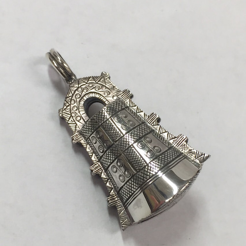 手彫りシルバー　バー　ネックレス シルバー スロープカットバーネックレス（ネックレス