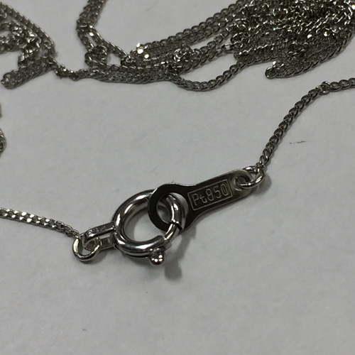 Pt850 プラチナ 45cm 喜平ネックレス 新品 本物 レディース ネックレス