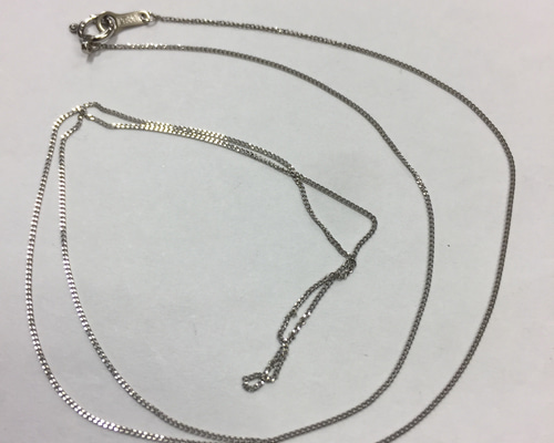 Pt850 プラチナ 50cm 喜平ネックレス 新品 本物 レディース