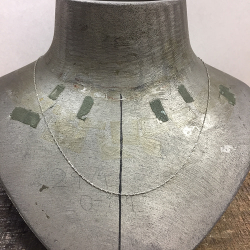 Pt850 50cm スクリューネックレス 本物 プラチナネックレス レディース