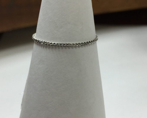 プラチナ リング ミラーボール コイルリング Pt850 カットボール