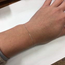 Pt850 プラチナブレスレット 喜平ブレスレット 16cm レディースM 4枚目の画像