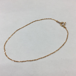 プラチナ PT850 1.5mm幅スクリュー ブレスレット16cmレディースM