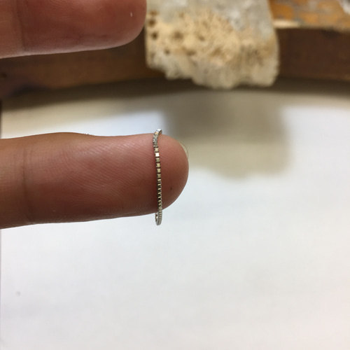 pt850 プラチナ　マラカイト　チェーンリング pt850 プラチナ マラカイト チェーンリング - メルカリ