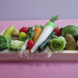 野菜いっぱいトレー　マグネット 3枚目の画像