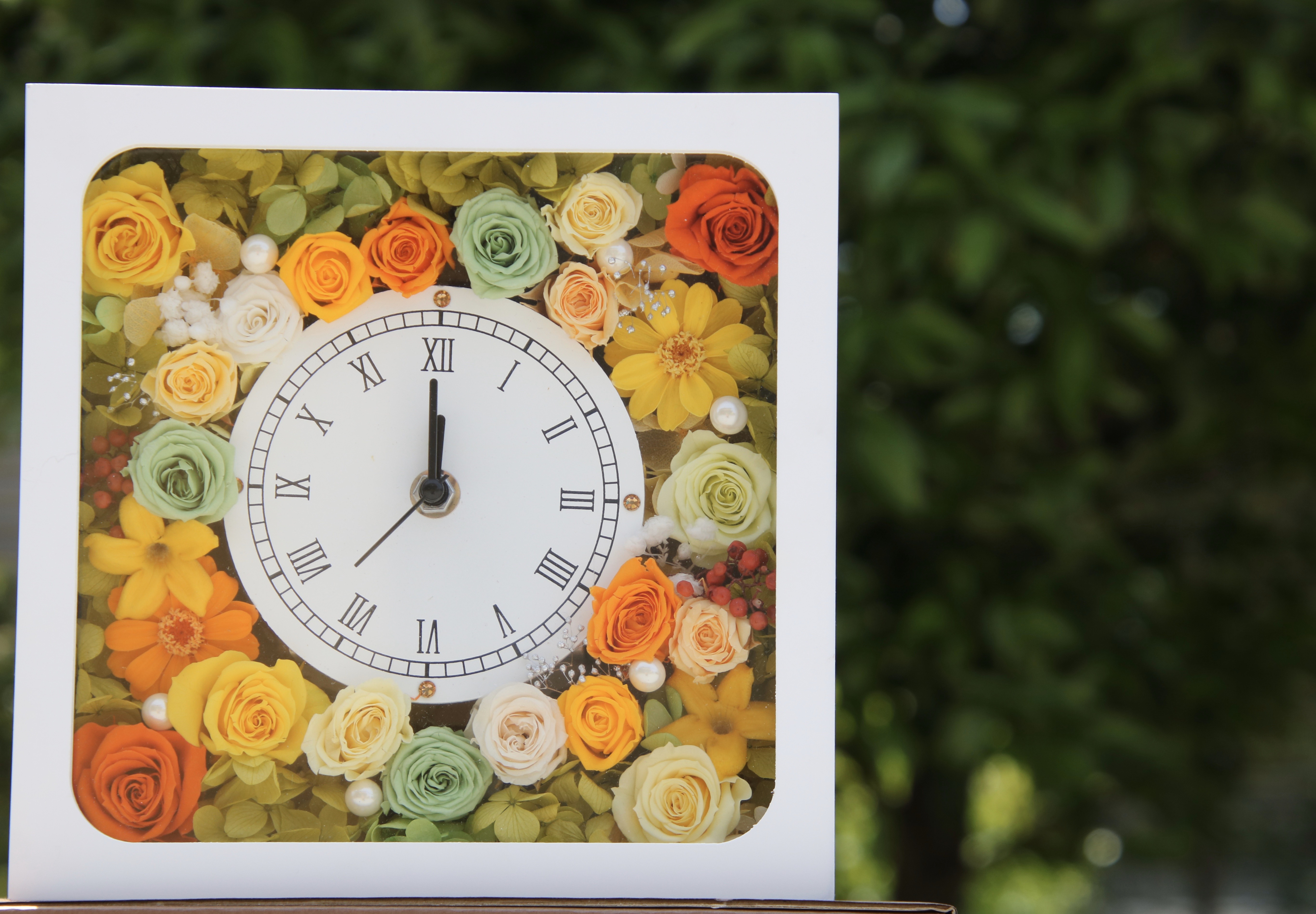 花時計　オレンジ