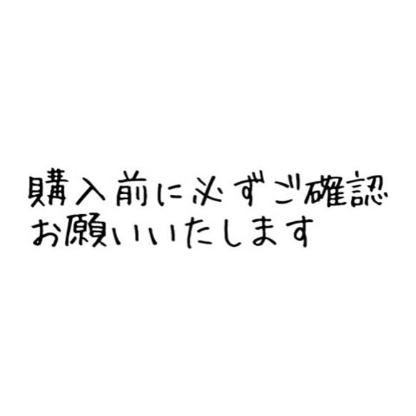 購入前に必ずご確認お願いいたします 1枚目の画像