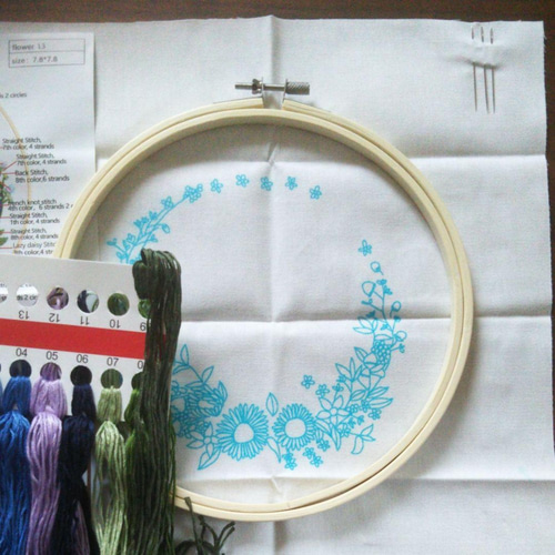 送料無料】☆フランス刺繍スターターキット⑩☆ キット oriori 送料無料】☆フランス刺繍スターターキット⑩☆ キット oriori