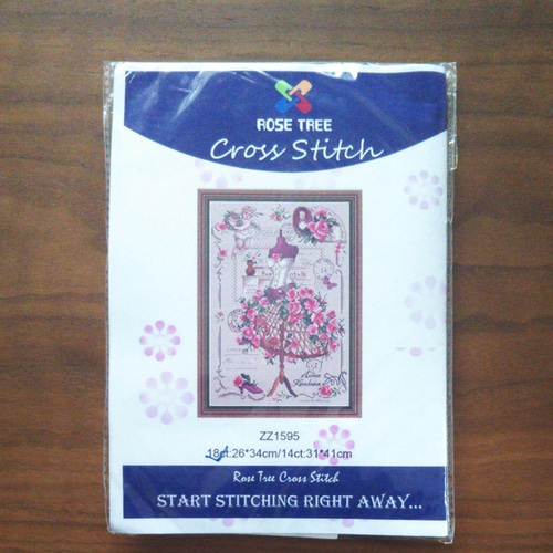 送料無料】☆ローズドレス☆クロスステッチ刺繍キット キット oriori