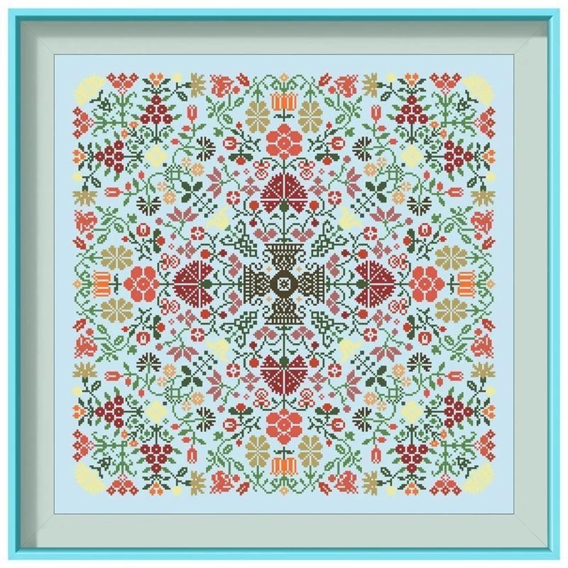 ☆美品☆Bluemarine　アンサンブル　ライトブルー　花柄　刺繍　セット ☆美品☆Bluemarine アンサンブル ライトブルー 花柄 刺繍 セット