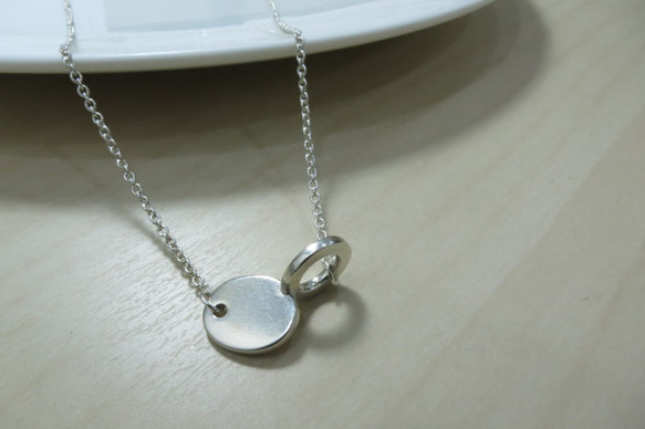 炫雅系列純銀項鍊 #02 sterling silver necklace 手作創意 handmade jewelry 第1張的照片
