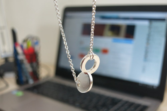 炫雅系列純銀項鍊 #02 sterling silver necklace 手作創意 handmade jewelry 第2張的照片