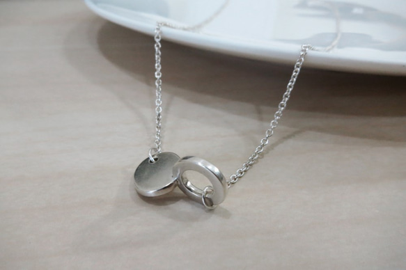 炫雅系列純銀項鍊 #02 sterling silver necklace 手作創意 handmade jewelry 第5張的照片