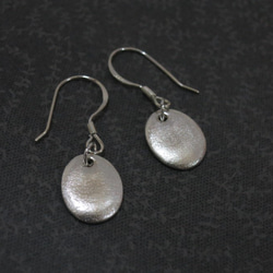 質感系列霧面純銀耳環 #2 sterling silver earrings 手作飾品 handmade jewelry 第1張的照片