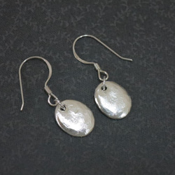 質感系列銼紋純銀耳環 #2 sterling silver earrings 手作飾品 handmade jewelry 第1張的照片