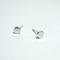 圓形純銀耳環 #01 sterling silver earrings 手作創意飾品 handmade jewelry 第8張的照片