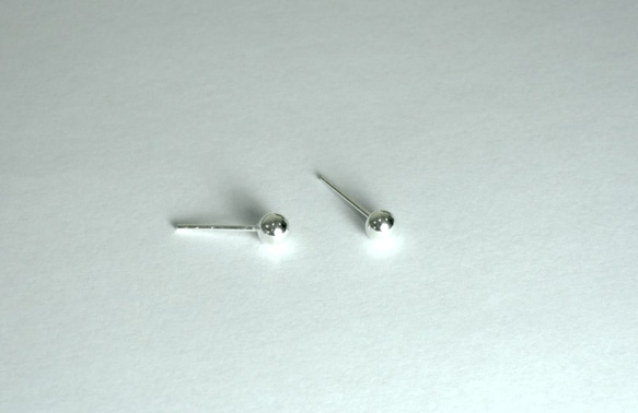 球球純銀耳環 #01 sterling silver earrings 手作創意飾品 handmade jewelry 第7張的照片