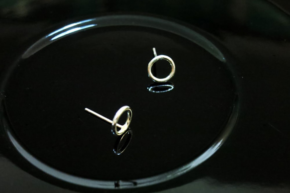 圈圈純銀耳環 #01 sterling silver earrings 手作創意飾品 handmade jewelry 第5張的照片