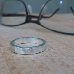 炫雅系列波紋純銀戒指 #01 sterling silver ring 手作創意飾品 handmade jewelry 第3張的照片