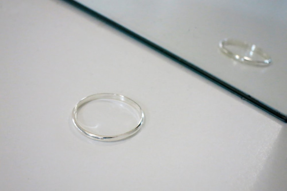 極簡系列純銀戒指 #01 sterling silver ring 手作創意飾品 handmade jewelry 第4張的照片