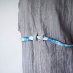 「夏日福袋」2way切換紗裙+發巾/灰色搭配 第7張的照片