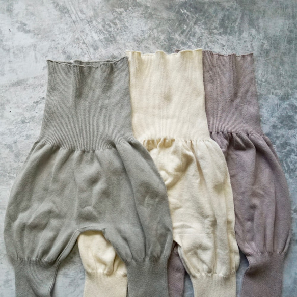 保暖棉質打底褲/3 色/Mikawa 針織 第2張的照片