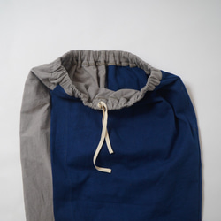 【福袋】休閒開衫-UMIBE-海軍藍+繭形裹身裙長/靛藍 第9張的照片