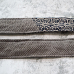 布環腰帶/Kakishibu 2色/三河棉刺子編織 第7張的照片