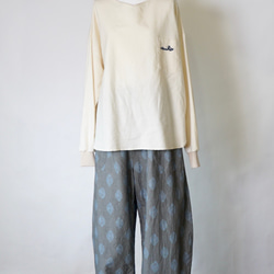 氣球褲/Nemuriimo 灰色/Mikawa Textile 第10張的照片