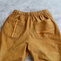 單刺子短褲/橘色/三河棉刺子織 第5張的照片