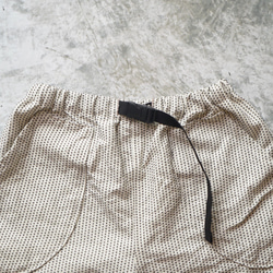 【福袋】鑰匙領紗布T卹/灰色+刺子連體半褲/本色 第4張的照片