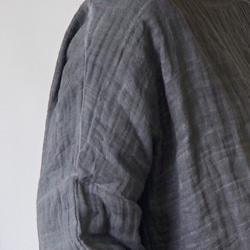 【福袋】寬鬆紗布T卹/灰色+營地工作褲/本色 第10張的照片