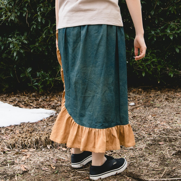 Motata裙子/ 2色/ Mikawa紡織品 第4張的照片