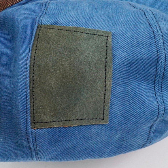 Mokomoko 貝雷帽 / 粗花呢 / 靛藍 / 三河紡織 第7張的照片
