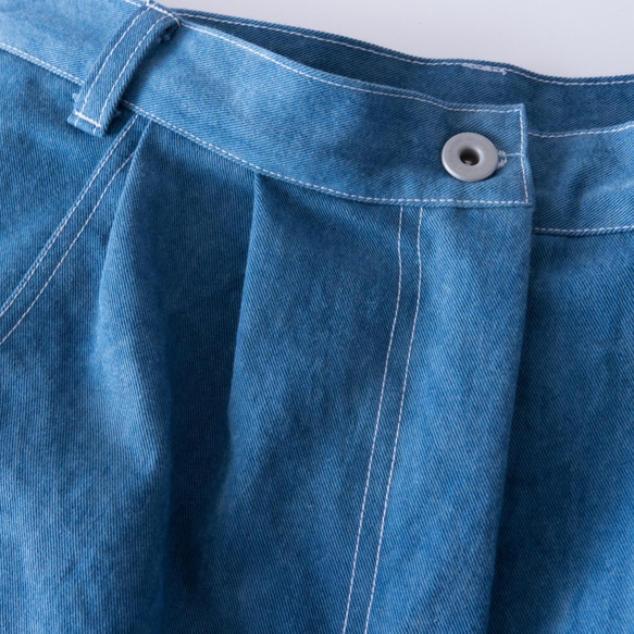 臟褲/淺靛藍/三川紡織 第5張的照片