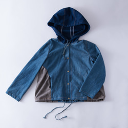 Teru Teru Bozu Blouson / Mikawa Cotton Sashiko Ori 第4張的照片