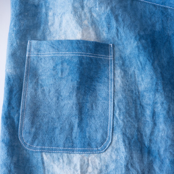 工作室外套/斑駁的靛藍/三川紡織 第9張的照片