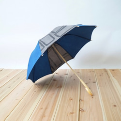 雨傘/藍色x墨水/三河紡織 第2張的照片
