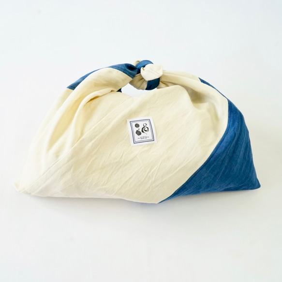 Azuma手提袋兩色/藍色/ Mikawa紡織品 第5張的照片